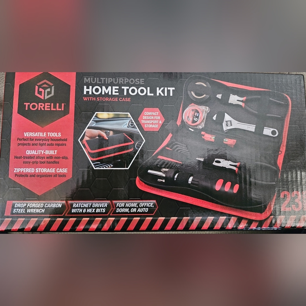 Multipurpose Home Tool Kit with Storage Case